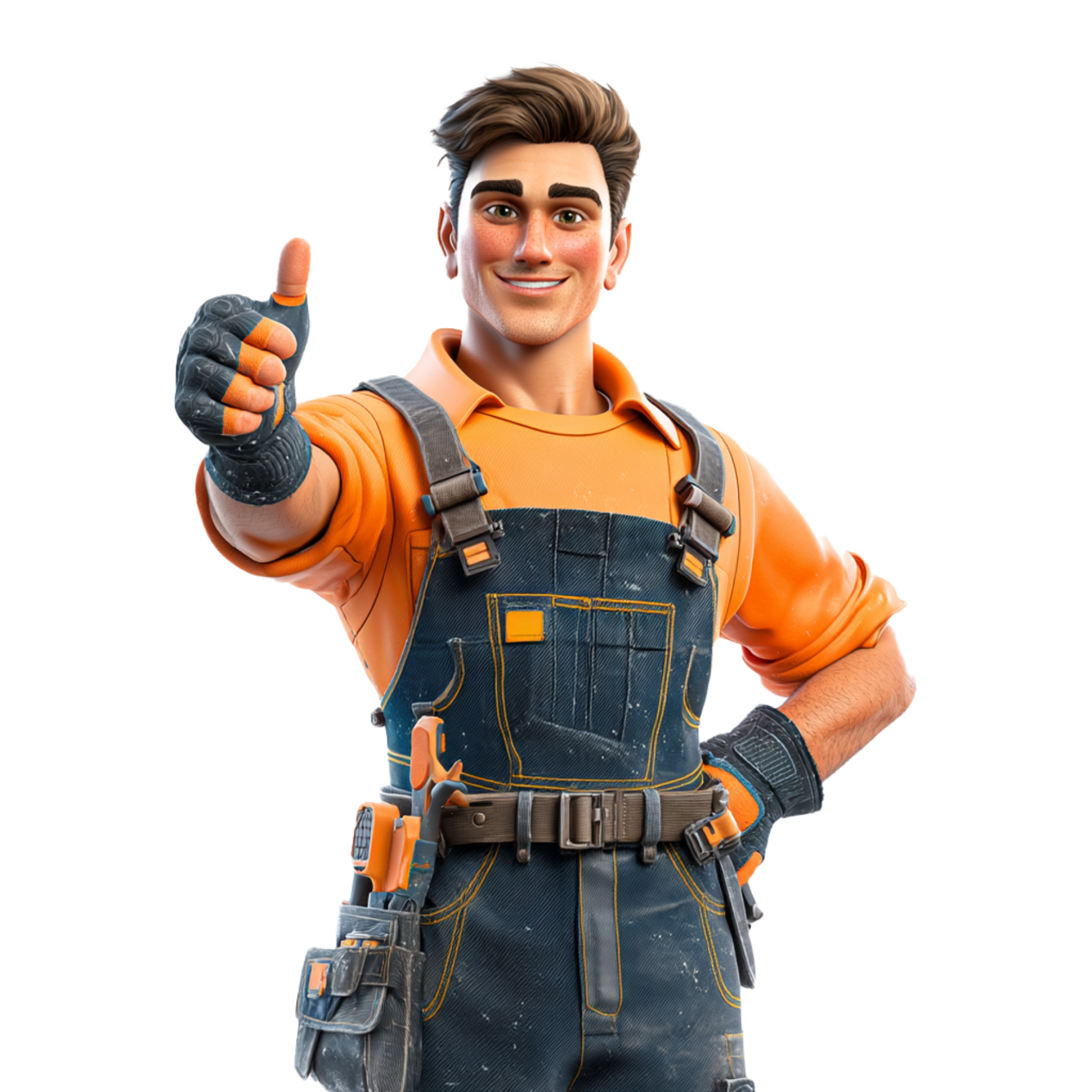 Fixtman technician mascot