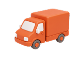 Delivery truck icon for on-site Teeter assembly service