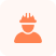 Technician icon representing insured and background-checked pros